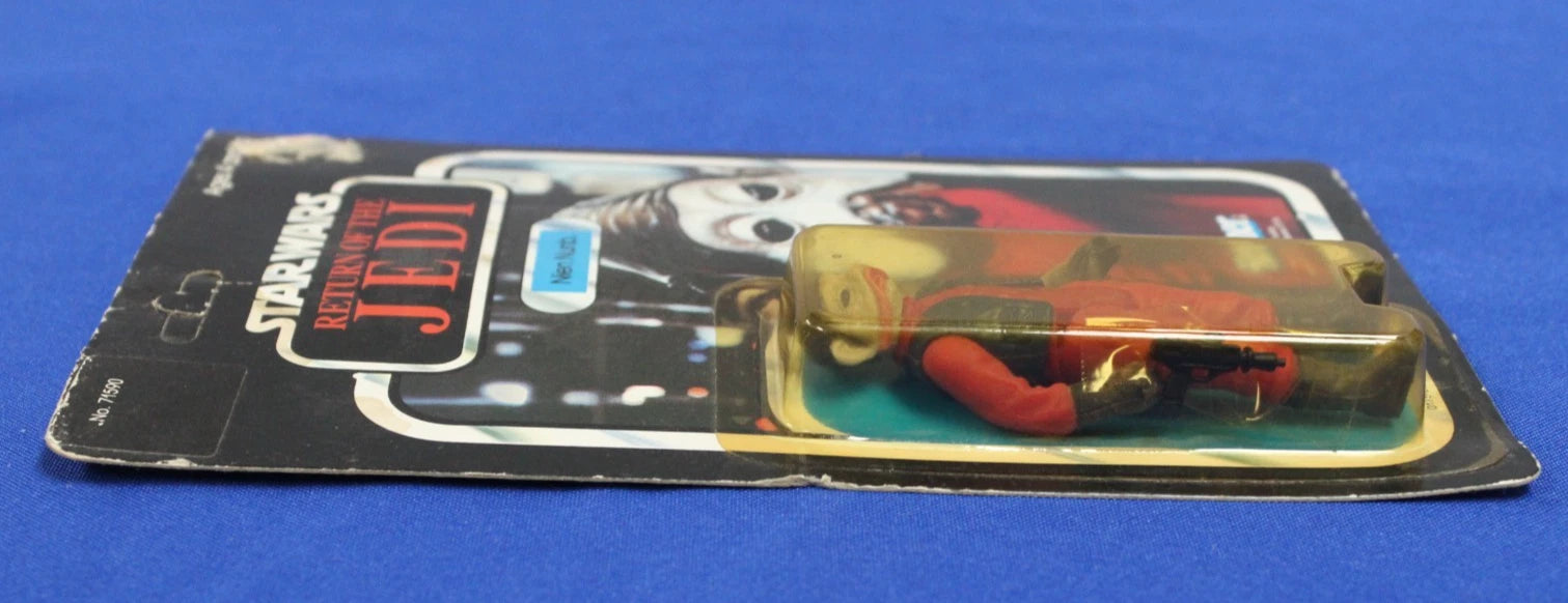 Kenner 1983 Star Wars ROTJ Nien Nunb Action Figure on Card 77 Back Unpunched