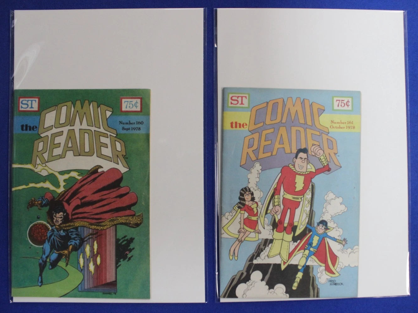 The Comic Reader #121 128 146 153-161 Lot of 12 FN