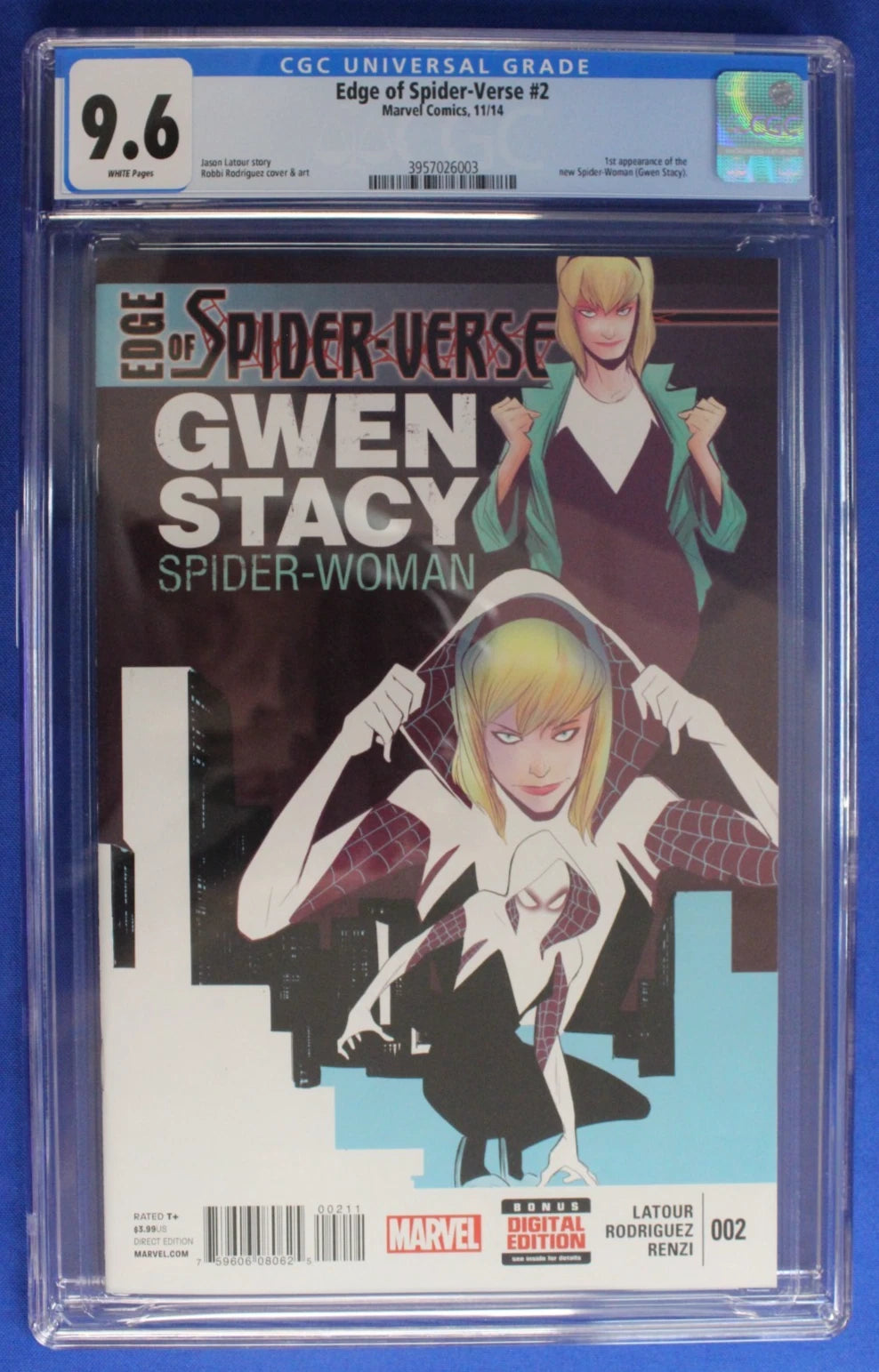 Edge of Spider-Verse #2 CGC 9.6