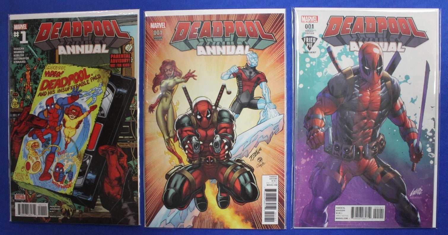 Deadpool #1-36 + Annuals & Despicable 287-300 Complete Sets Lot of 67 VF-VF/NM