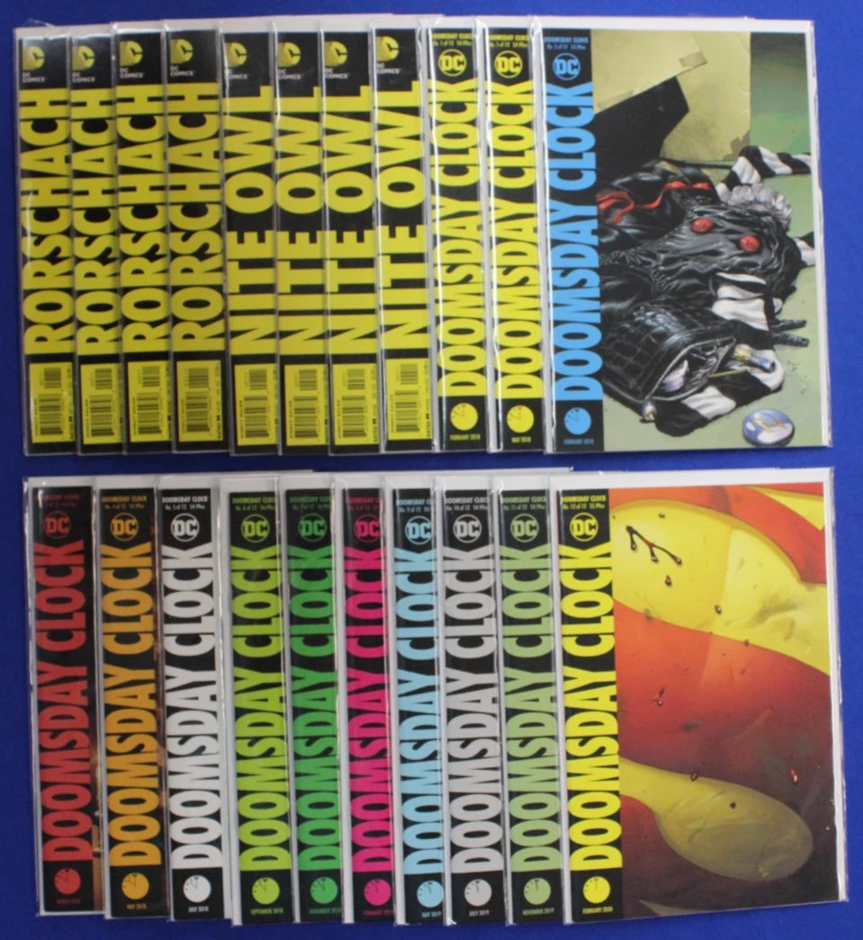 Before Watchmen & Doomsday Clock #1-12 Complete Set Lot of 21 VF/NM