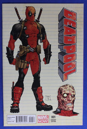 Deadpool #1 1:25 Tony Moore Variant VF/NM
