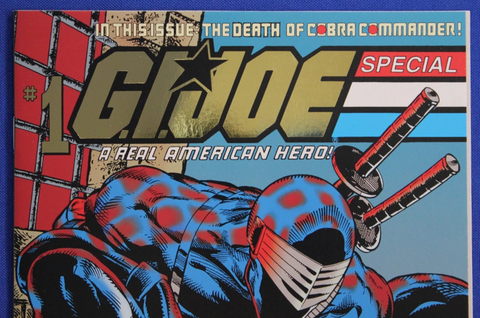 GI Joe Special #1 Kickstarter Exclusive Gold Foil Reprint NM