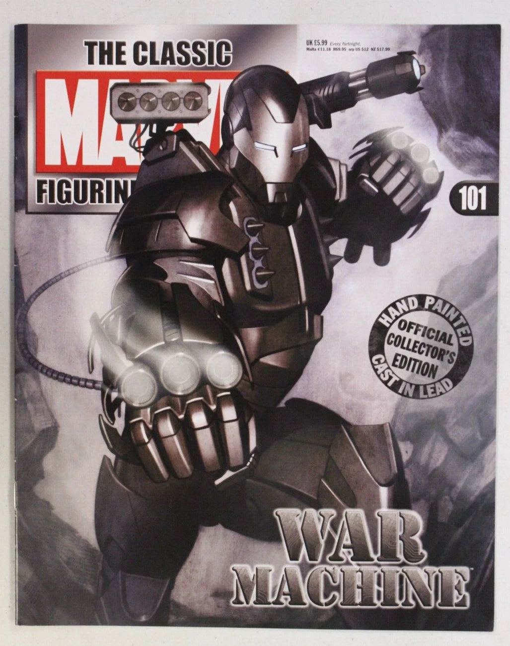 Eaglemoss Classic Marvel Collection War Machine Lead Figurine & Magazine #101