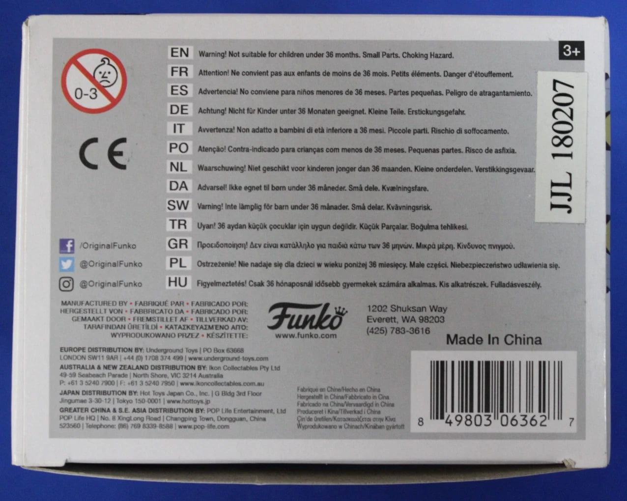 Funko POP! Death Note #216 Light #217 Ryuk #218 L Lot of 3