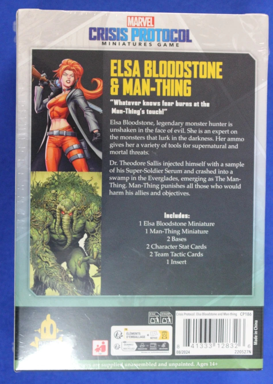 Marvel Crisis Protocol Elsa Bloodstone & Man-Thing Character Pack Sealed
