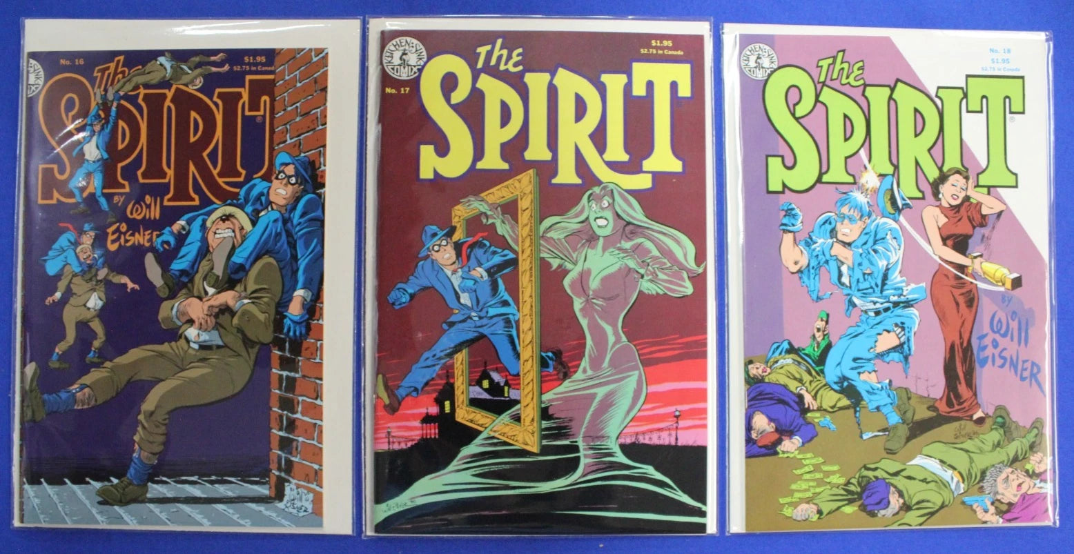 The Spirit #1-29 Lot of 27 (Missing 12 & 15) FN-VF
