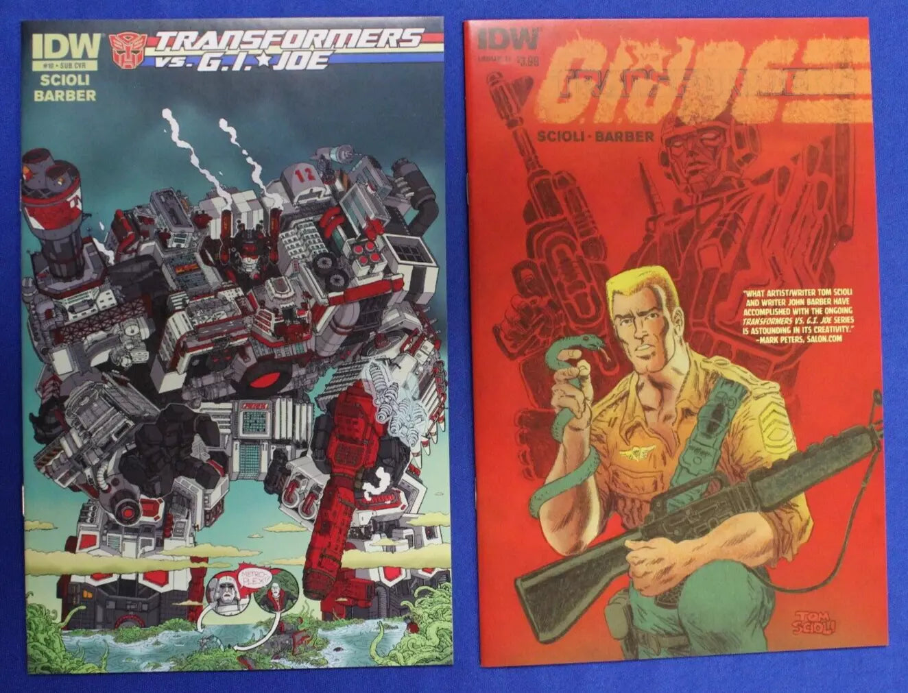 Transformers vs GI Joe #1-13 + Annual & Variants Complete Set Lot of 33 VF-VF/NM