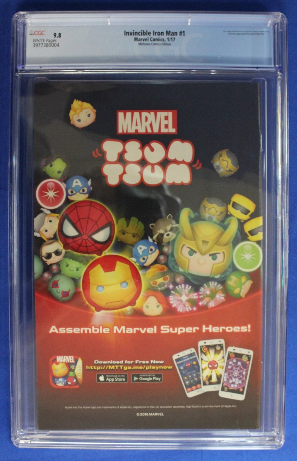 Invincible Iron Man #1 Midtown Comics Edition CGC 9.8