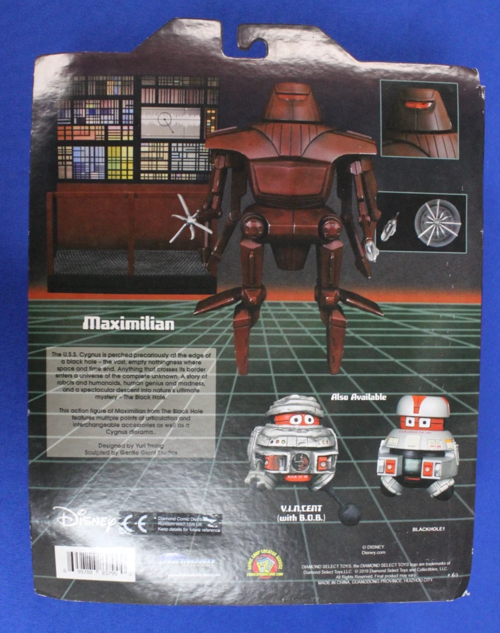 Diamond Select 2019 Black Hole Maximilian + Vincent & Bob Figures New in Box