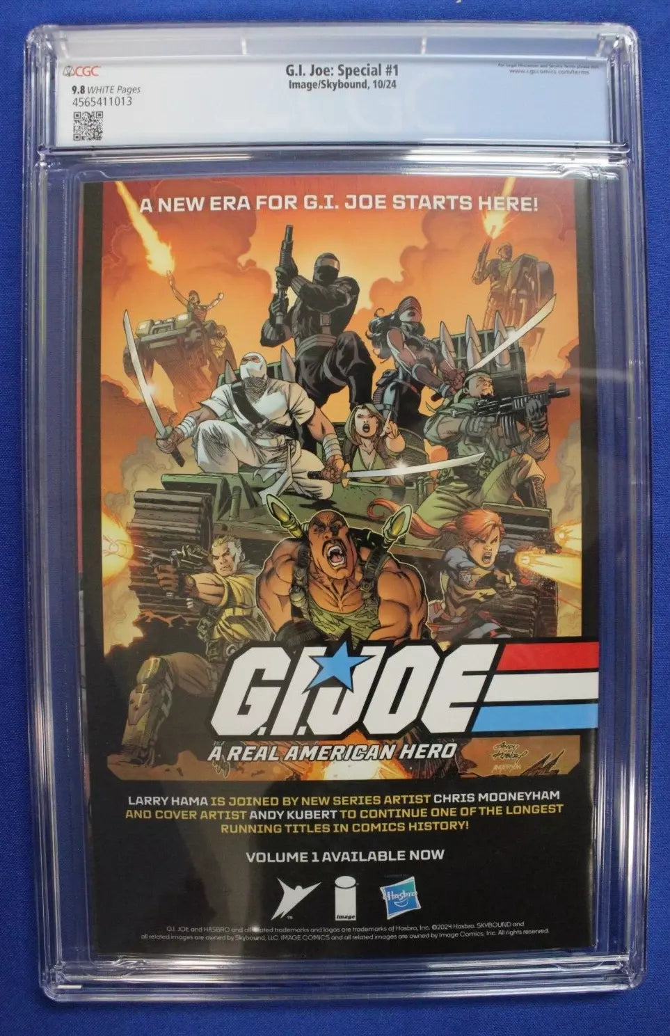 GI Joe Special #1 Kickstarter Exclusive Foil Reprint CGC 9.8 NM/M