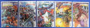 Battleworld #1-5 Nick Bradshaw Connecting Variant Complete Set VF/NM