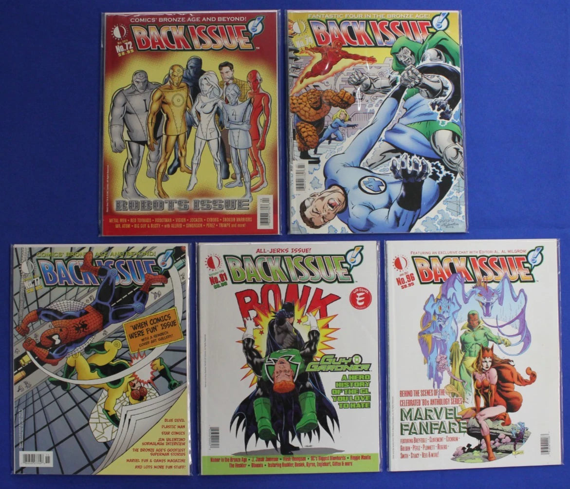 Back Issue Magazine Lot of 5 VF-VF/NM