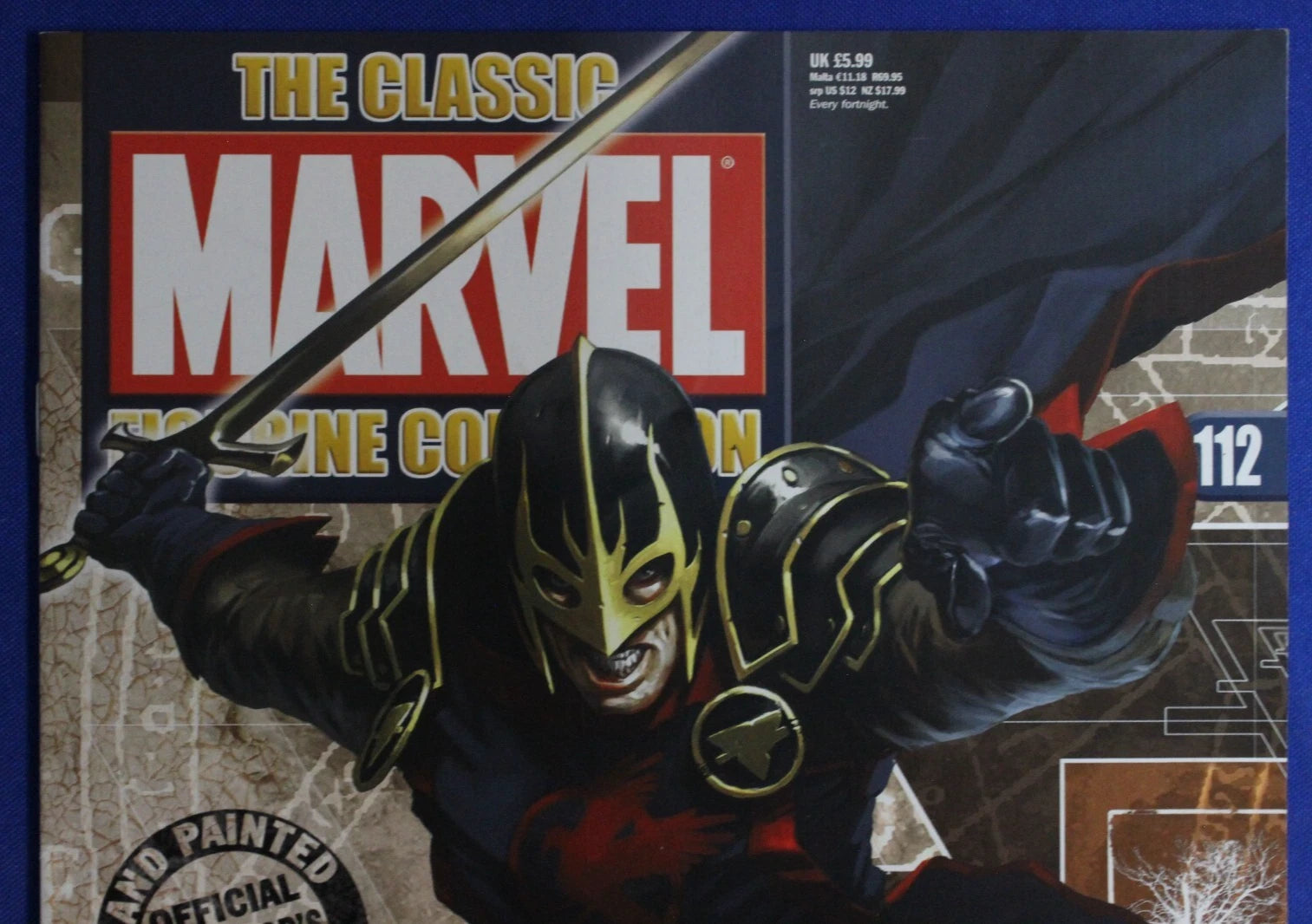 Eaglemoss Classic Marvel Collection Black Knight Lead Figurine & Magazine #112