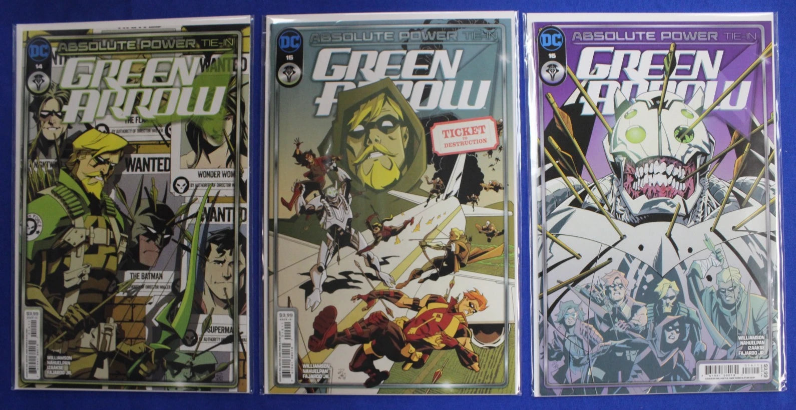 Green Arrow #1-19, 21-23 + 2024 Annual Lot of 23 VF/NM