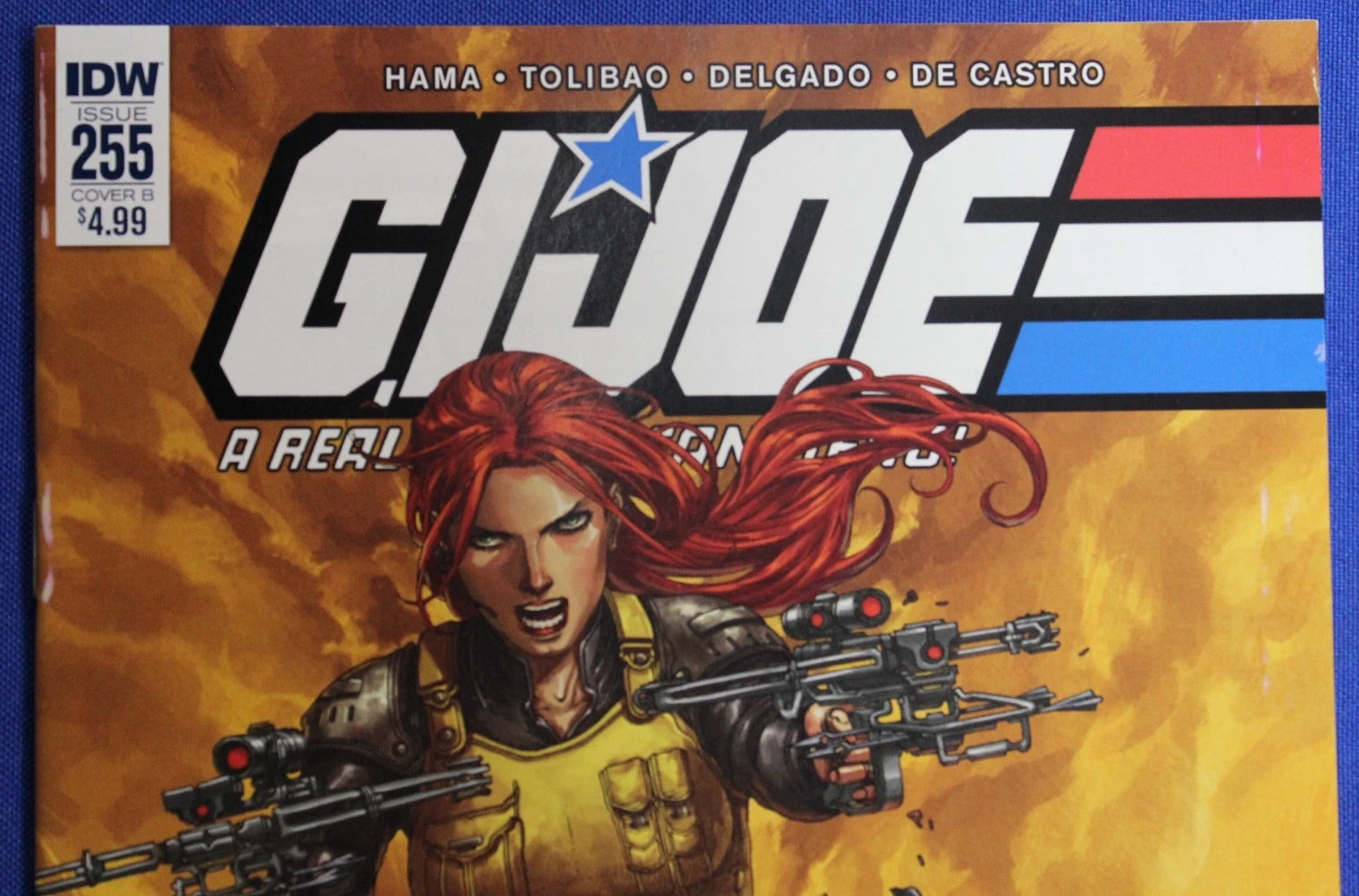 GI Joe A Real American Hero #255 Harvey Tolibao Cover B Variant VF