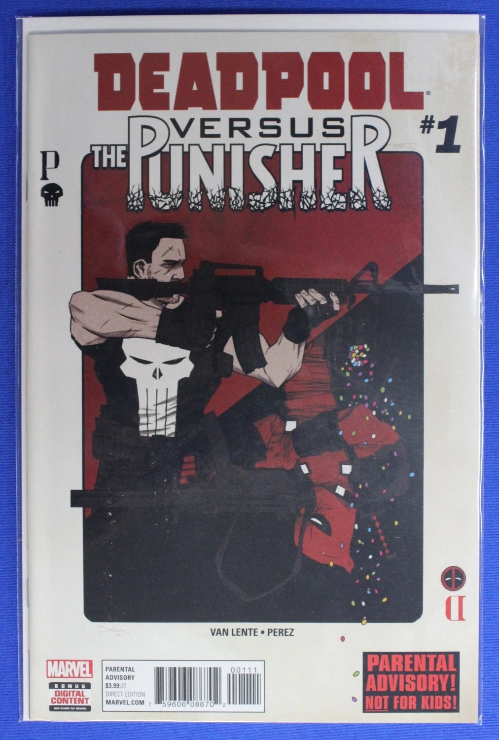 Deadpool Versus Punisher #1-5 Complete Set + Variants Lot of 7 VF/NM