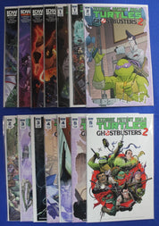 TMNT Ghostbusters #1-4 + 2 #1-5 Complete Sets + Variants Lot of 14 VF/NM