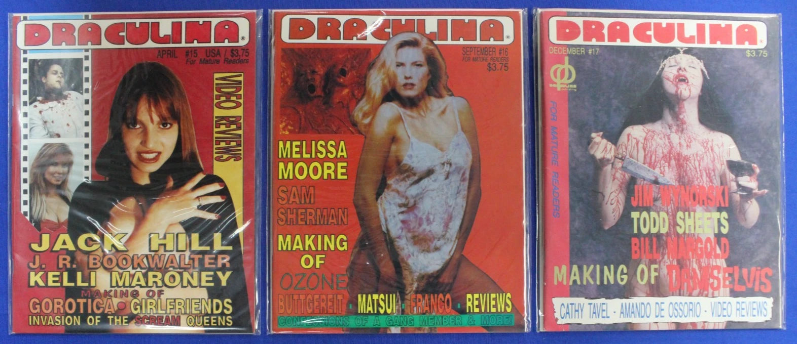 Draculina Magazine Lot of 13 FN-VF