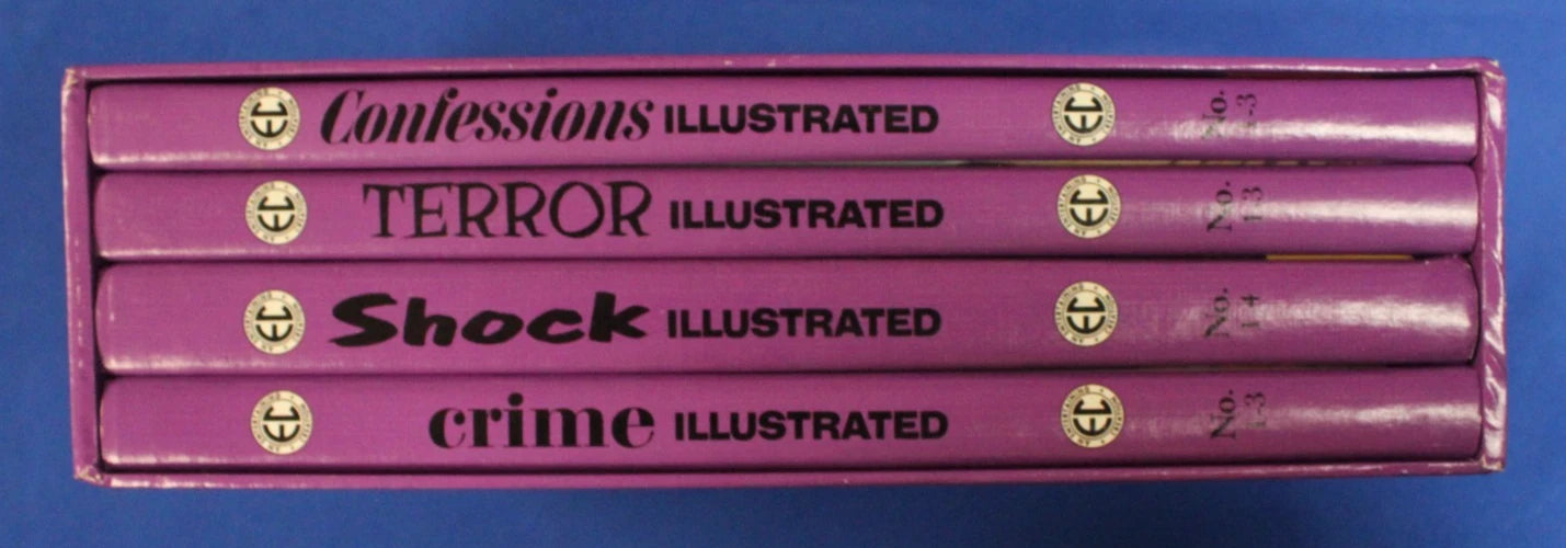 EC Comics Archive 2006 Shock/Crime/Terror/Confessions Slipcase Collection of 4