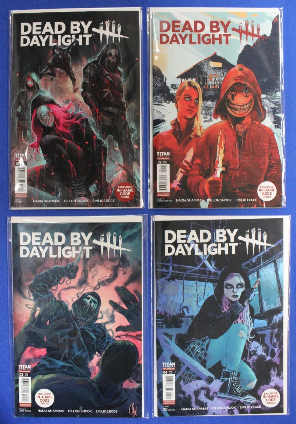 Dead by Daylight #1-4 Complete Set VF-VF/NM