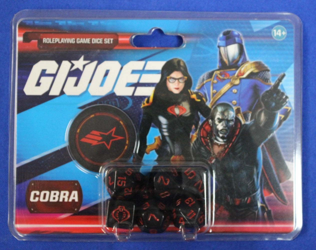 Renegade Game Studios GI Joe Roleplaying Game Lot Character Book + Cobra Dice