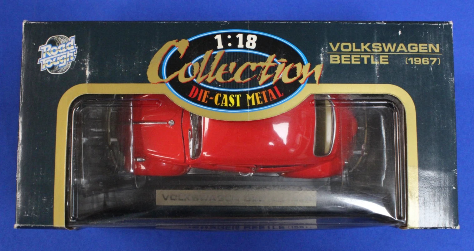 Road Tough 1967 Volkswagen Beetle & 1955 Ford Thunderbird 1:18 Vehicle Lot of 3