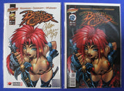 Battle Chasers #6 A Cover SIGNED by Adam Warren w/ COA & B Variant VF/NM