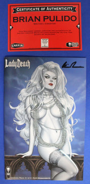 Lady Death Cataclysmic Majesty #1 Pearls Edition SIGNED NM