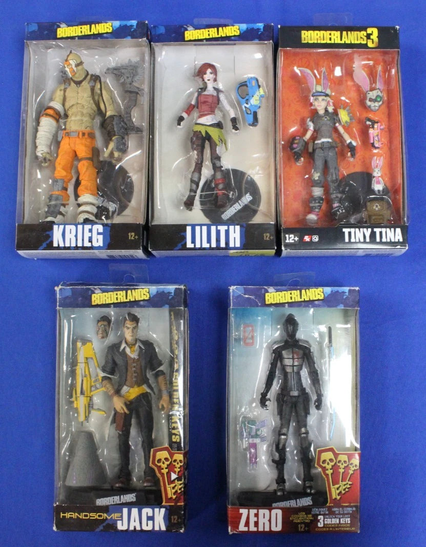 Borderlands Action Figure Lot of 5