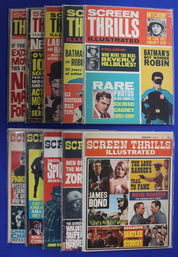Screen Thrills Illustrated #1-10 Complete Set VG/FN