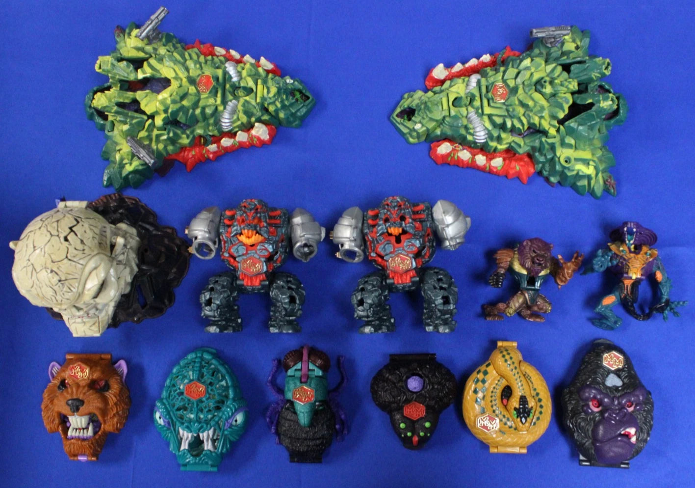 Bluebird 1990s Mighty Max Doom Zone Playset Figure Toy Lot of 13