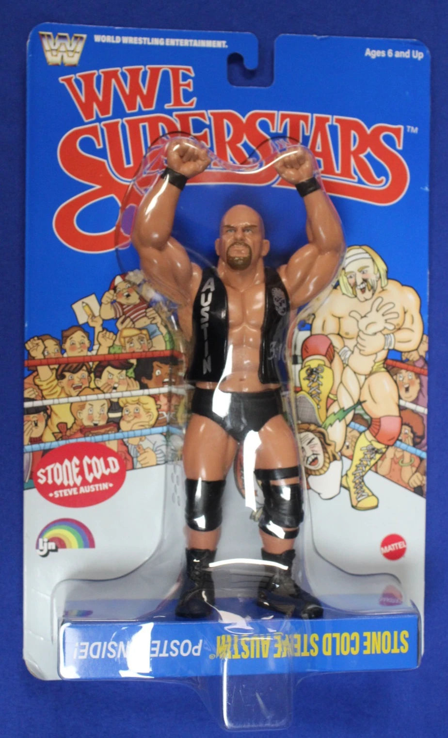 Mattel 2026 WWE Superstars LJN Stone Cold Steve Austin Figure ERROR Version