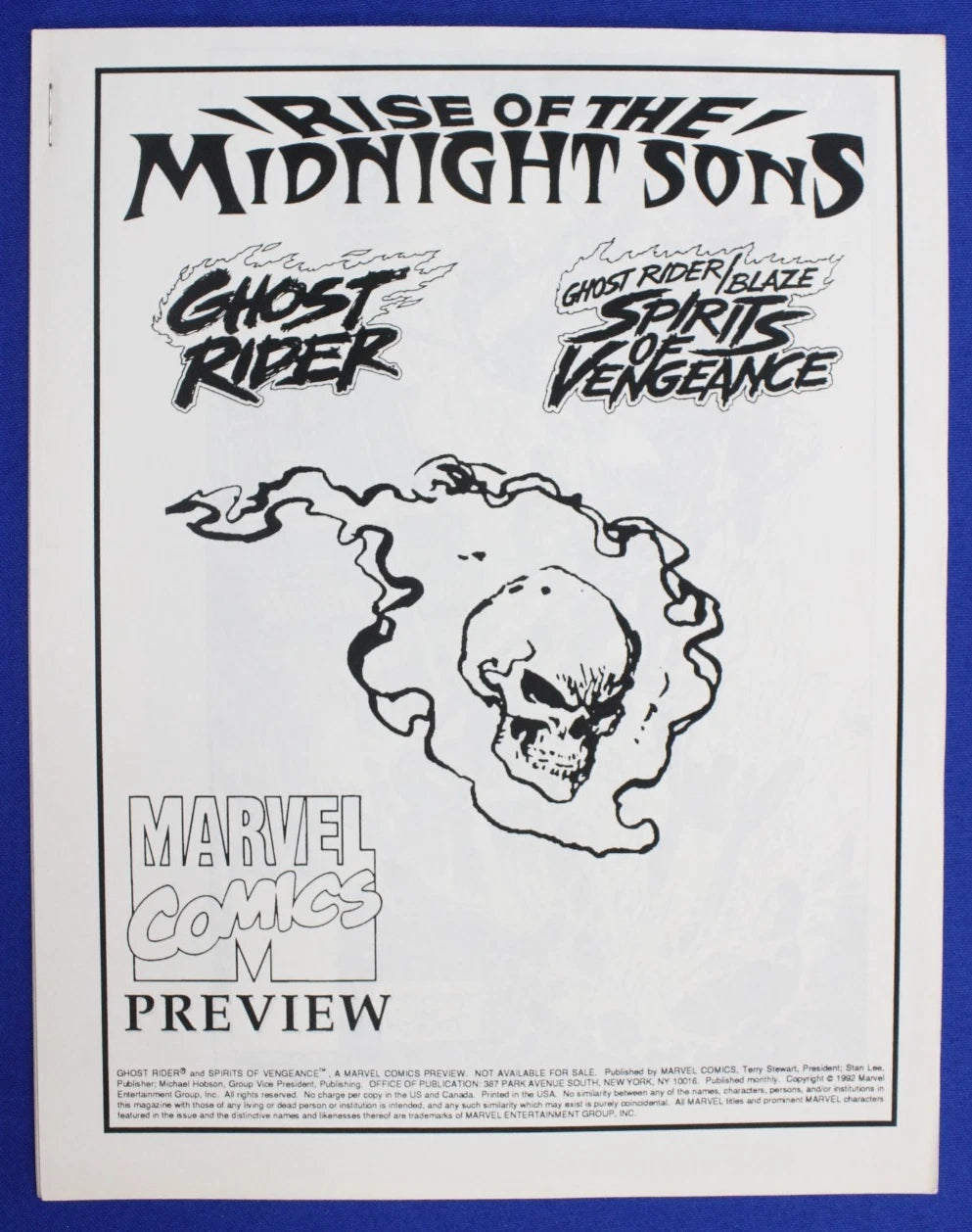 Rise of the Midnight Sons Ghost Rider Blaze Spirits of Vengeance Marvel Preview