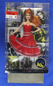 Mattel 2009 Barbie Pink Label Ladies of the 80's Cyndi Lauper Doll Damaged Box