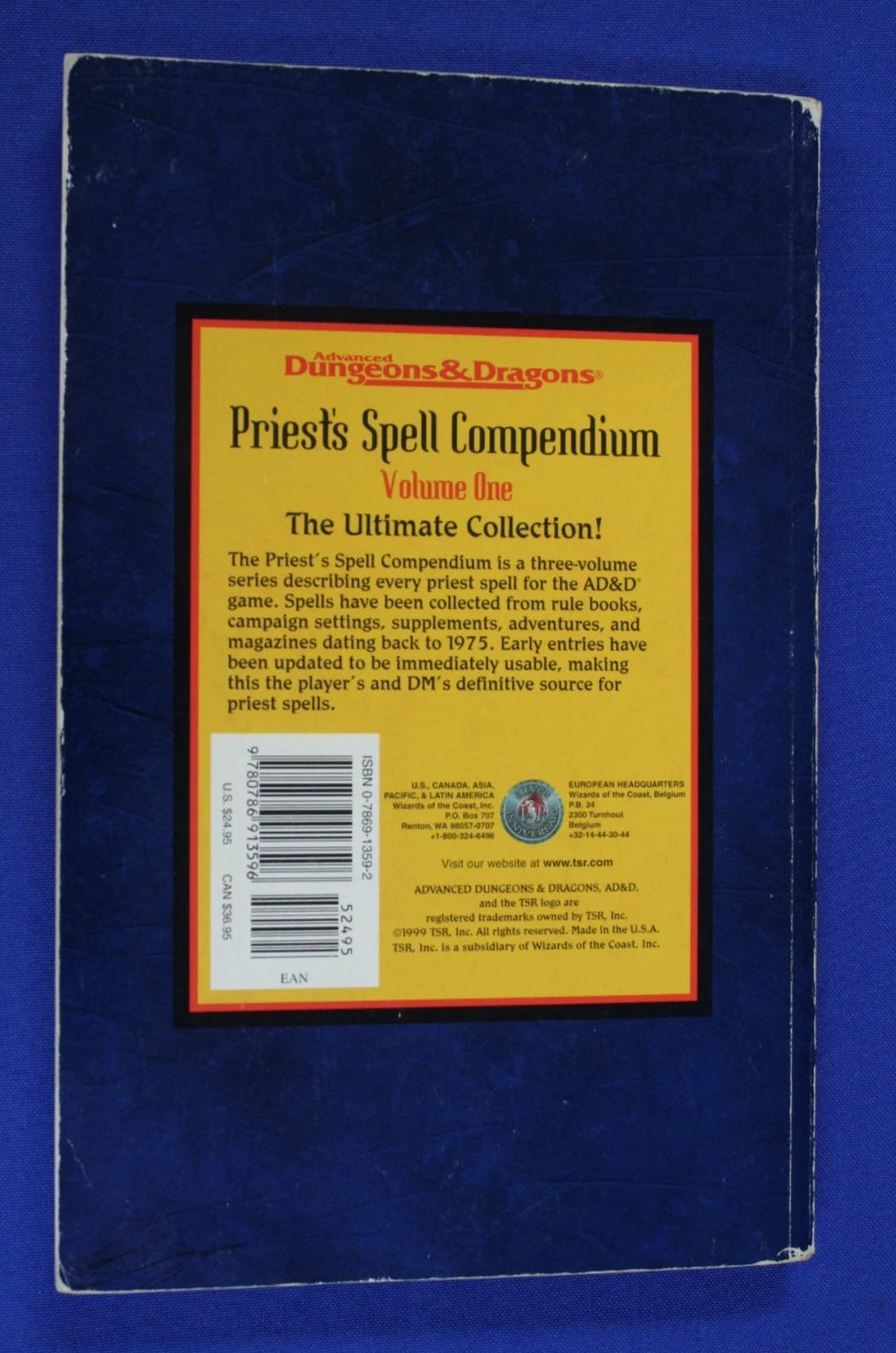 Advanced Dungeons & Dragons Priest's Spell Compendium Volumes 1-3