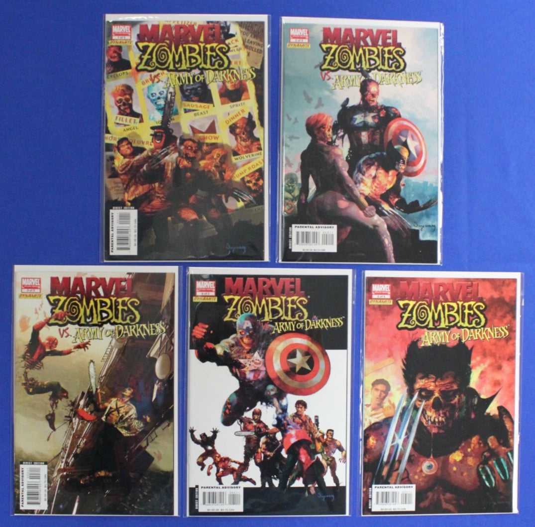 Marvel Zombies vs. Army of Darkness #1-5 Complete Set FN/VF+