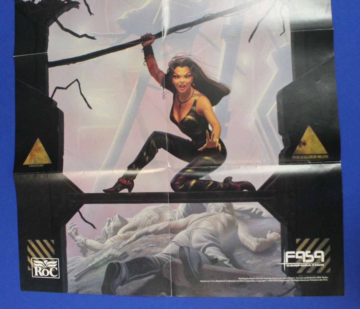 Shadowrun Role Playing Game Vintage 22 x 34 in Promo Poster