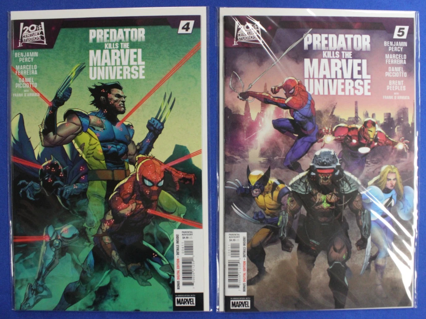 Predator vs. Spider-Man #1-4 & Predator Kills the Marvel Universe #1-5 VF/NM