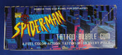 Fleer 1995 Marvel Spider-Man Tattoo Bubblegum Box Unopened