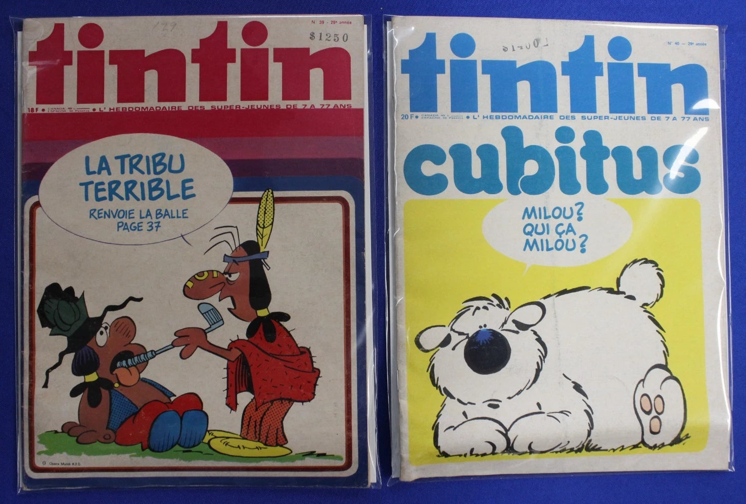 Tintin Lot of 13 VG-FN