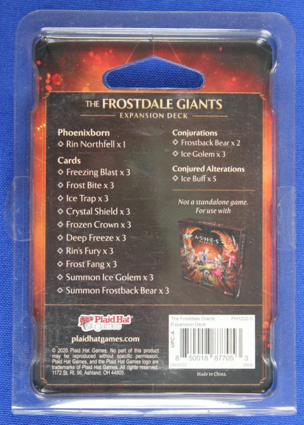 Plaid Hat Games Ashes Reborn Dueling Card Game Expansion Deck Lot of 13