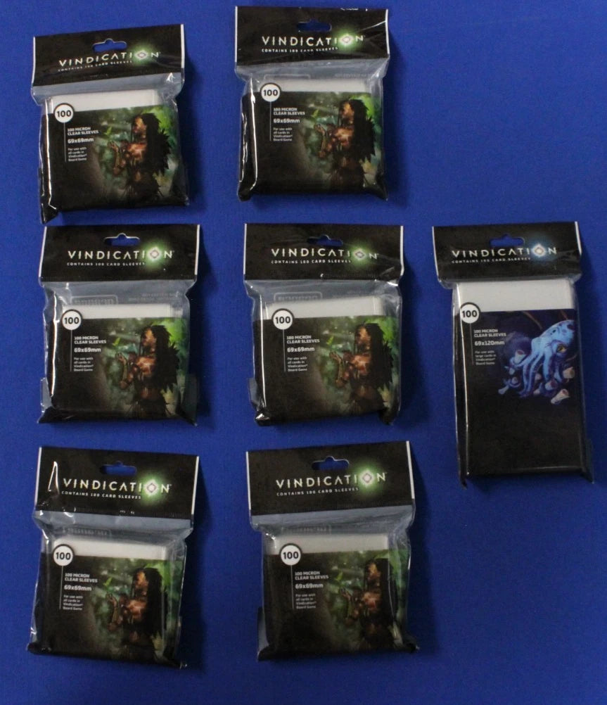 Vindication Archive of The Ancients Board Game Fully Loaded + Sleeves