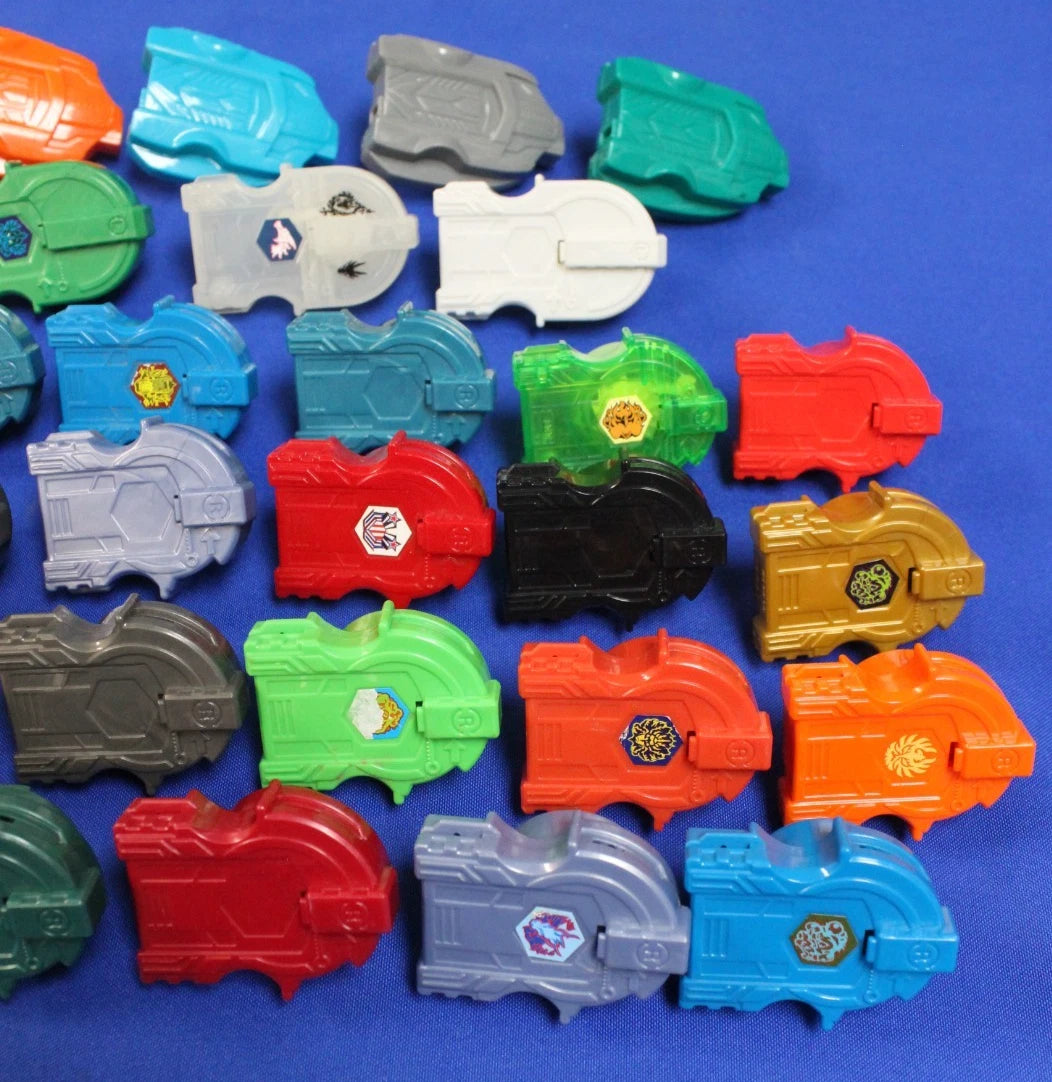 Hasbro Beyblade Mixed Lot of Various Parts Pieces Ripcords & Launchers Metal