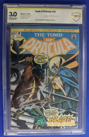 Tomb of Dracula #10 SIGNED Marv Wolfman CBCS 3.0 GD/VG