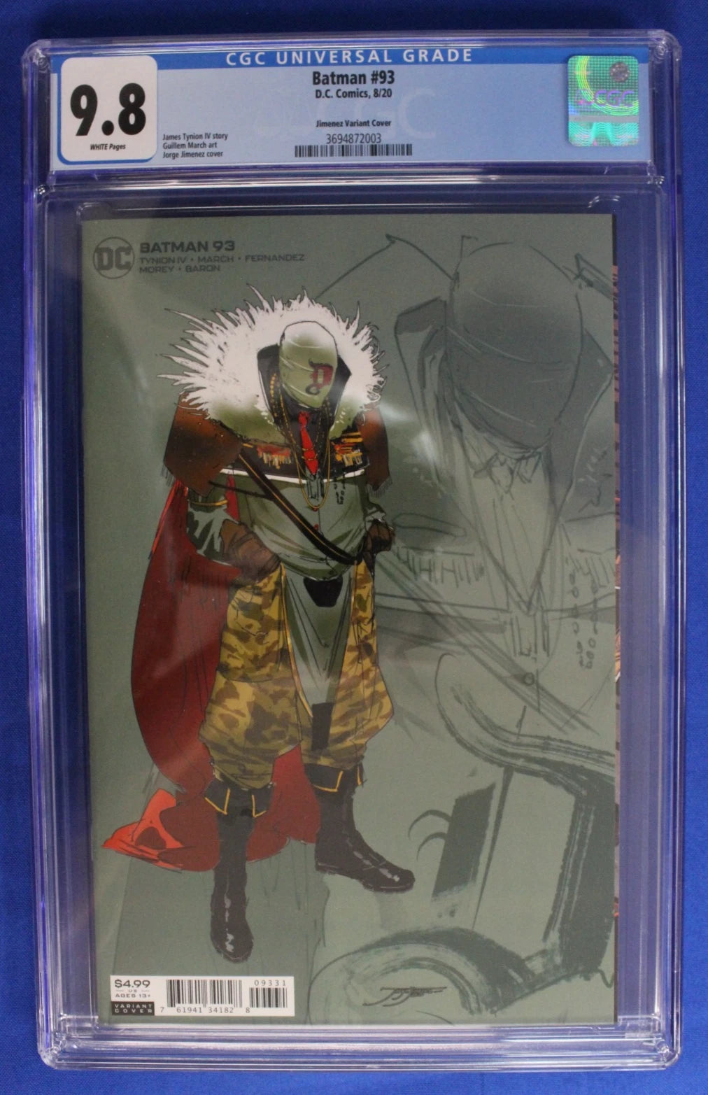 Batman #93 Jimenez Variant CGC 9.8