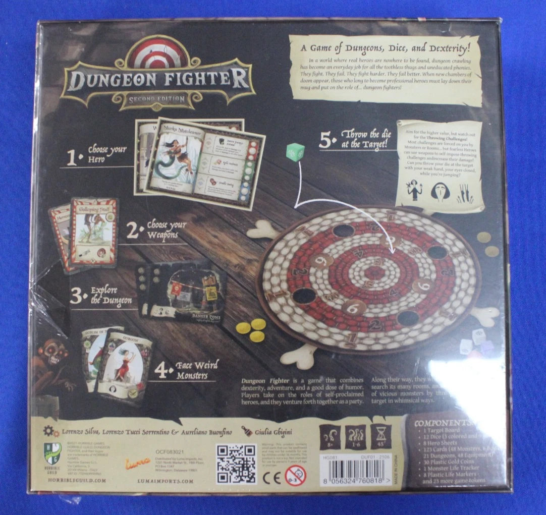Horrible Guild 2021 Dungeon Fighter Second Edition + 4 Expansions Sealed in Box