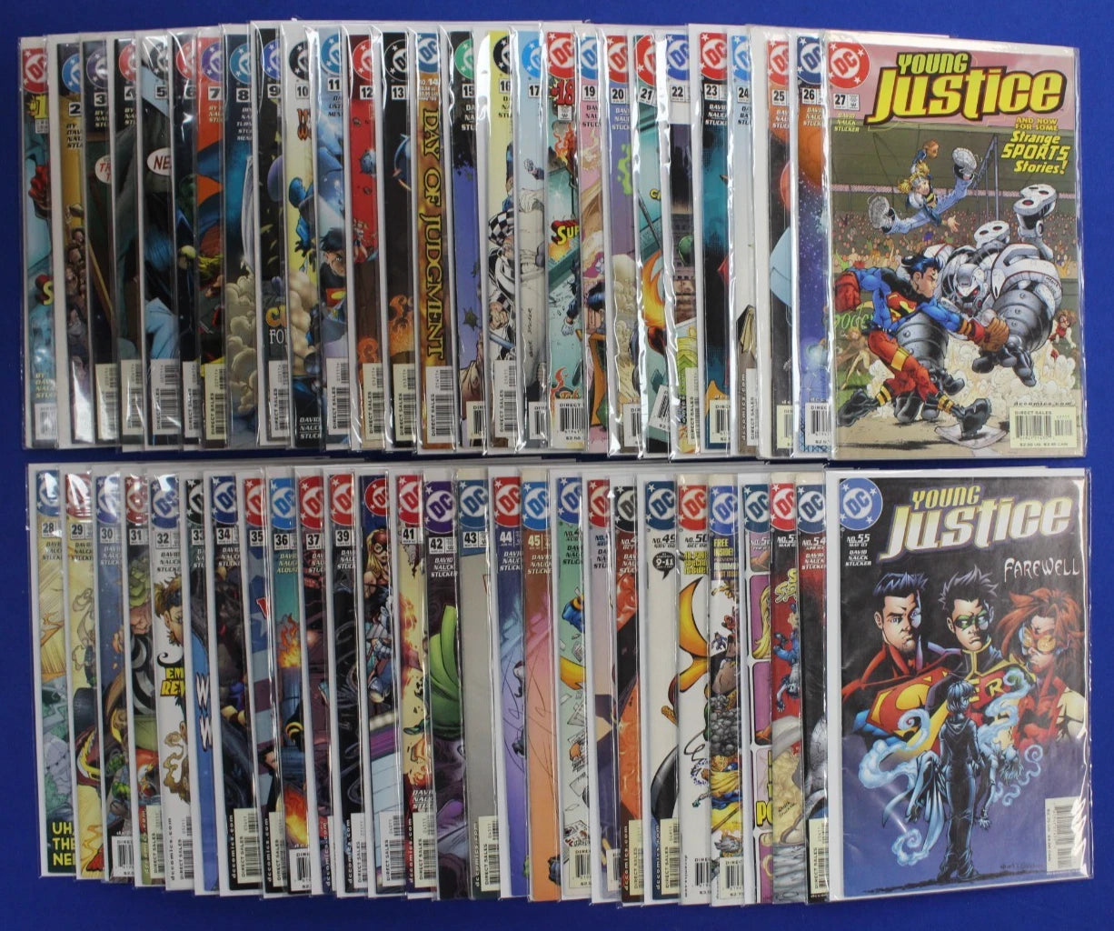 Young Justice #1-55 Near Complete Set (Missing #38) FN-VF