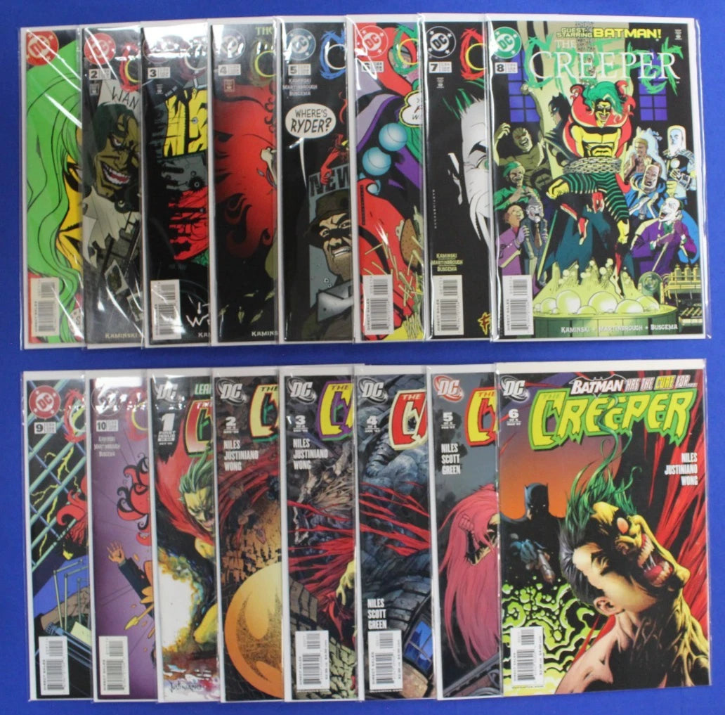 Creeper #1-11 Near Complete Set (No 11) + #1-6 Complete Lot of 26 FN-VF
