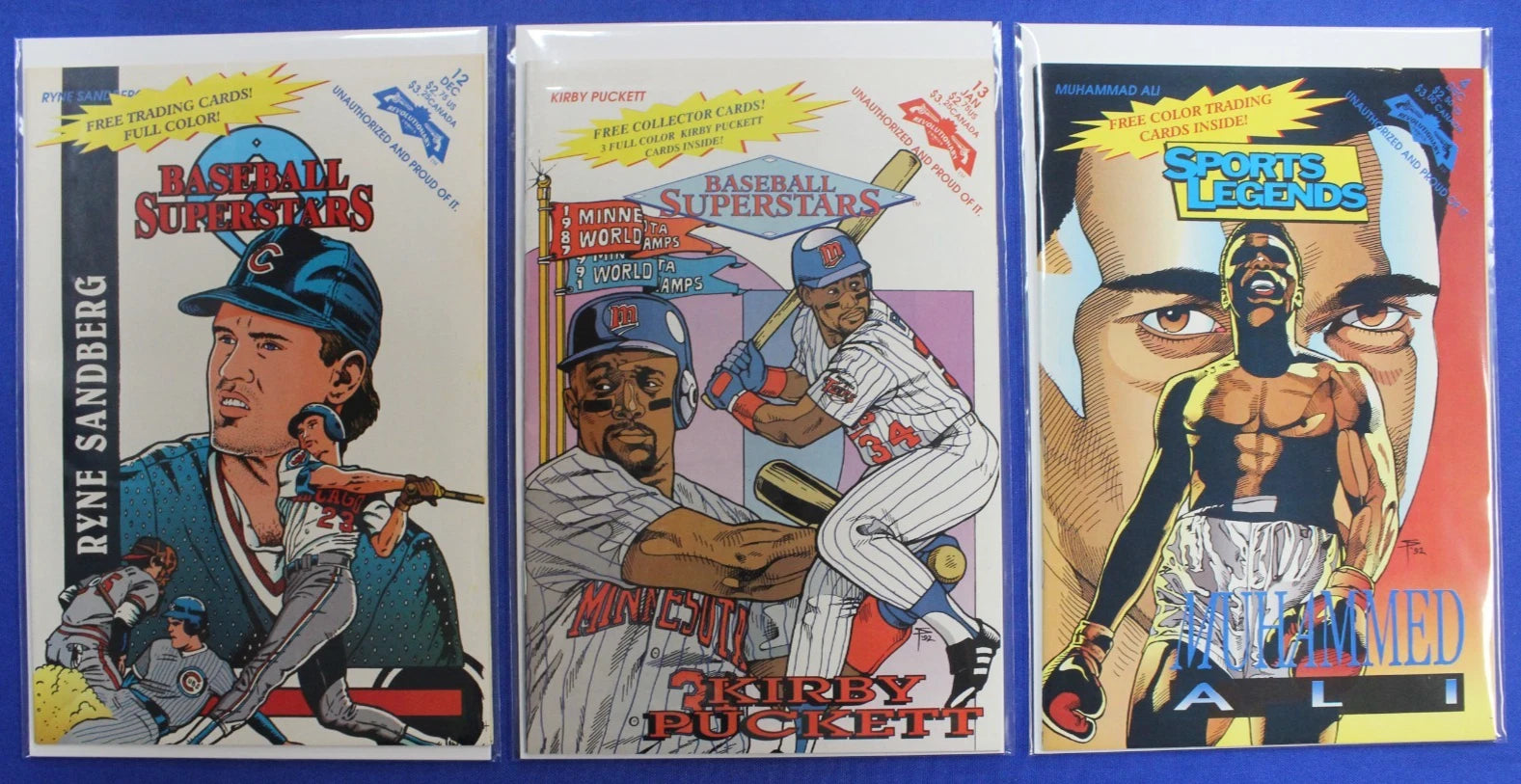 Baseball & Sports Superstars & Legends Lot of 12 VF-VF/NM